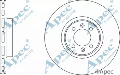 APEC BRAKING dsk3133 -  Тормозной диск